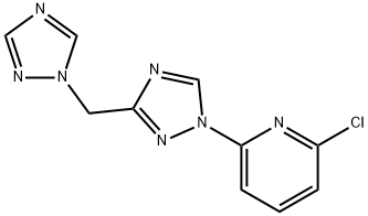 2-CHLORO-6-(3-[1,2,4]TRIAZOL-1-YLMETHYL-[1,2,4]TRIAZOL-1-YL)-PYRIDINE Struktur