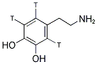 3,4-DIHYDROXYPHENYLETHYLAMINE, [RING-2,5,6-3H] Struktur