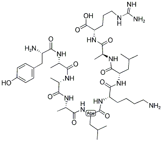 (TYR69,ALA71,72,LYS74)-C3A (69-77) Struktur