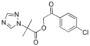 2-(4-CHLOROPHENYL)-2-OXOETHYL 2-METHYL-2-(1H-1,2,4-TRIAZOL-1-YL)PROPANOATE Struktur