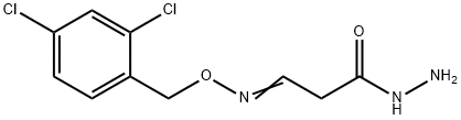 3-([(2,4-DICHLOROBENZYL)OXY]IMINO)PROPANOHYDRAZIDE Struktur