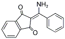 2-(AMINOPHENYLMETHYLENE)INDANE-1,3-DIONE Struktur