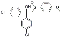 1,1-BIS(4-CHLOROPHENYL)-2-[(4-METHOXYPHENYL)SULFINYL]-1-ETHANOL Struktur