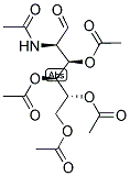 2-ACETAMIDO-2-DEOXY-1,3,4,6-TETRA-O-ACETYL-D-GLUCOPYRANOSE Struktur