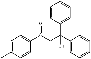 2-[(4-METHYLPHENYL)SULFINYL]-1,1-DIPHENYL-1-ETHANOL Struktur