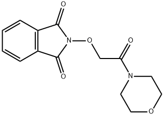 2-(2-MORPHOLINO-2-OXOETHOXY)-1H-ISOINDOLE-1,3(2H)-DIONE Struktur