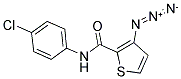 N2-(4-CHLOROPHENYL)-3-AZIDOTHIOPHENE-2-CARBOXAMIDE Struktur