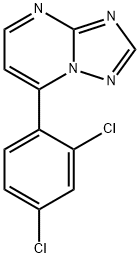 7-(2,4-DICHLOROPHENYL)[1,2,4]TRIAZOLO[1,5-A]PYRIMIDINE Struktur