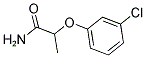 2-[3-CHLOROPHENOXY]PROPIONAMIDE Struktur