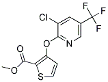 METHYL 3-([3-CHLORO-5-(TRIFLUOROMETHYL)-2-PYRIDINYL]OXY)-2-THIOPHENECARBOXYLATE Struktur