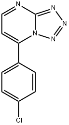 7-(4-CHLOROPHENYL)[1,2,3,4]TETRAAZOLO[1,5-A]PYRIMIDINE Struktur