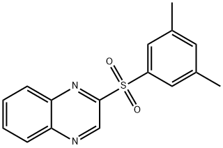 2-[(3,5-DIMETHYLPHENYL)SULFONYL]QUINOXALINE Struktur