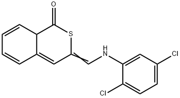 3-[(2,5-DICHLOROANILINO)METHYLENE]-2-BENZOTHIOPHEN-1(3H)-ONE Struktur