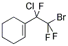 1-(2-BROMO-1-CHLOROTRIFLUOROETHYL)-1-CYCLOHEXENE Struktur