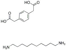 DECAMETHYLENE DIAMINE PHENYLENE-1,4-DIACETIC ACID SALT Struktur