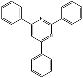 2,4,6-TRIPHENYLPYRIMIDINE Struktur