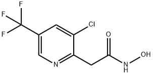 2-[3-CHLORO-5-(TRIFLUOROMETHYL)-2-PYRIDINYL]-N-HYDROXYACETAMIDE Struktur