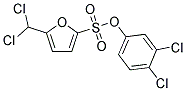 3,4-DICHLOROPHENYL 5-(DICHLOROMETHYL)FURAN-2-SULFONATE Struktur