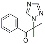 2-METHYL-1-PHENYL-2-(1,2,4-TRIAZOLYL)PROPAN-1-ONE Struktur