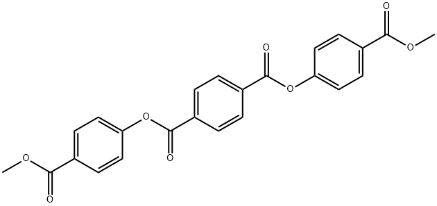 TEREPHTHALIC ACID BIS[4-(METHOXYCARBONYL)PHENYL] ESTER Struktur