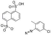 5-CHLORO-2-METHYLBENZENEDIAZONIUM 1,5-NAPHTHALENEDISULFONATE Struktur