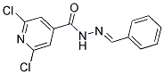 N'4-BENZYLIDENE-2,6-DICHLOROPYRIDINE-4-CARBOHYDRAZIDE Struktur