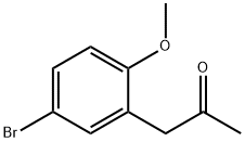 (5-BROMO-2-METHOXYPHENYL)ACETONE Struktur