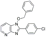 1-(BENZYLOXY)-2-(4-CHLOROPHENYL)-1H-IMIDAZO[4,5-B]PYRIDINE Struktur