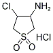 3-AMINO-4-CHLORO-1,1-DIOXIDETHIOLANE HYDROCHLORIDE Struktur