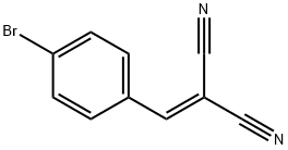 2-[(4-BROMOPHENYL)METHYLENE]MALONONITRILE Struktur