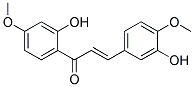 1-(2-HYDROXY-4-METHOXYPHENYL)-3-(3-HYDROXY-4-METHOXYPHENYL)PROP-2-EN-1-ONE Struktur