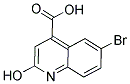 6-BROMO-2-HYDROXYQUINOLINE-4-CARBOXYLIC ACID Struktur