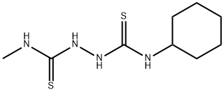 N1-CYCLOHEXYL-N2-METHYL-1,2-HYDRAZINEDICARBOTHIOAMIDE Struktur