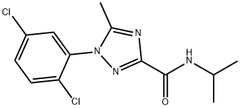 1-(2,5-DICHLOROPHENYL)-N-ISOPROPYL-5-METHYL-1H-1,2,4-TRIAZOLE-3-CARBOXAMIDE Struktur