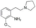 2-METHOXY-6-(2-PYRROLIDIN-1-YLETHYL)ANILINE Struktur