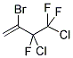 2-BROMO-3,4-DICHLORO-3,4,4-TRIFLUORO-1-BUTENE Struktur