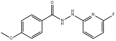 N'-(6-FLUORO-2-PYRIDINYL)-4-METHOXYBENZENECARBOHYDRAZIDE Struktur