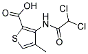 3-[(2,2-DICHLOROACETYL)AMINO]-4-METHYLTHIOPHENE-2-CARBOXYLIC ACID Struktur