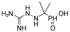 1-(2-[AMINO(IMINO)METHYL]HYDRAZINO)-1-METHYLETHYLPHOSPHINIC ACID Struktur