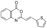 2-(2-(2-THIENYL)VINYL)BENZO[D]1,3-OXAZIN-4-ONE Struktur