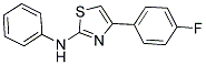 (4-(4-FLUOROPHENYL)(2,5-THIAZOLYL))PHENYLAMINE Struktur