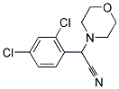 2-(2,4-DICHLOROPHENYL)-2-MORPHOLINOACETONITRILE Struktur