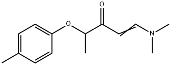 1-(DIMETHYLAMINO)-4-(4-METHYLPHENOXY)-1-PENTEN-3-ONE Struktur