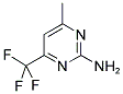 2-AMINO-4-METHYL-6-TRIFLUOROMETHYLPYRIMIDINE Struktur