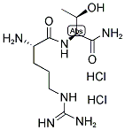 H-ARG-THR-NH2 2 HCL Struktur