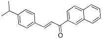 3-(4-ISOPROPYLPHENYL)-1-(2-NAPHTHYL)PROP-2-EN-1-ONE Struktur