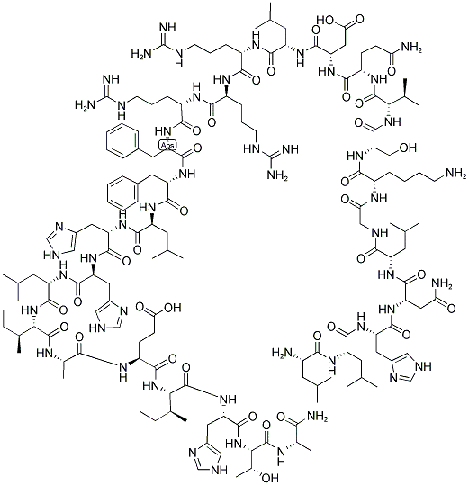 [ASN10, LEU11] HYPERCALCEMIA OF MALIGNANCY FACTOR [ASN10, LEU11] (7-34) AMIDE (HUMAN) Struktur