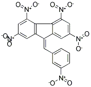 2,4,5,7-TETRANITRO-9-(3-NITROBENZYLIDENE)-9H-FLUORENE Struktur