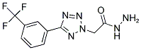 [5-(3-TRIFLUOROMETHYL-PHENYL)-TETRAZOL-2-YL]-ACETIC ACID HYDRAZIDE Struktur