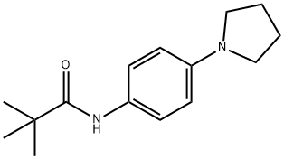 2,2-DIMETHYL-N-[4-(1-PYRROLIDINYL)PHENYL]PROPANAMIDE Struktur